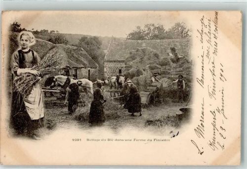 Quimper 1901 Tracht Bauern Finistere