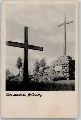 Litzmannstadt Gräberberg Kreuz