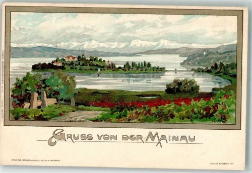 Insel Mainau sign. K.M.