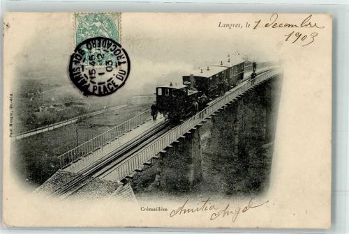 Langres 1903 Zahnradbahn