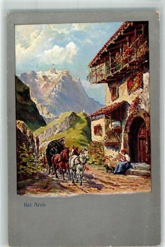 Arco Tracht Pferdefuhrwerk