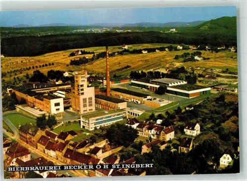 St. Ingbert Brauerei Becker OH Fliegeraufnahme Azur-Luftbild