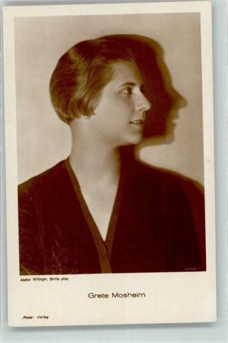 Film- und Theaterschauspielerin Grete Mosheim Ross-Verlag 3204/1 Jüdische Persönlichkeit