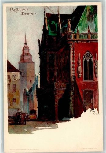 Bremen 1898 Rathaus Velten Verlag Nr. 192 AK