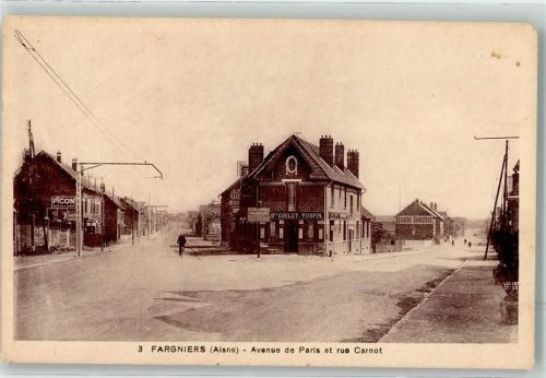 Tergnier Avenue de Paris et Rue Carnot Ot Fargniers