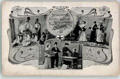 Possen Ensemble Globus Jugendstil