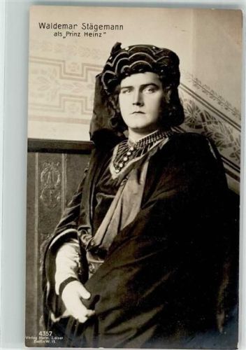 Charlottenburg Staegemann/Stägemann als Prinz Heinrich Theater Schauspieler