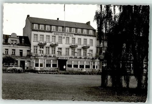 Andernach Rhein Hotel Ort handschriftlich