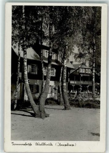 Korenov Gasthaus Waldbaude Bahnhof Polaun