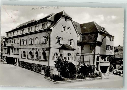 Waldkatzenbach 1965 Gasthaus zum Adler Pension