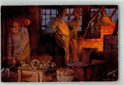 1900 Tuck Oilette Nr. 520 aus der Glashütte Bild 5