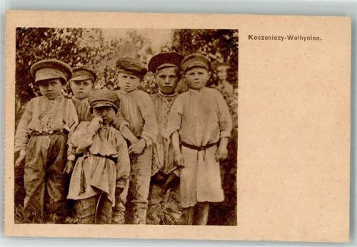 1917 Kinder Volkstypen Russisch-Polnisch
