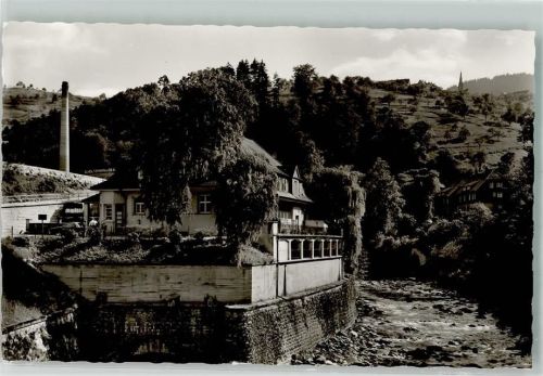 76599 W7566 Weisenbach , Murgtal Foto AK Papier- Fabrik Holtzmann