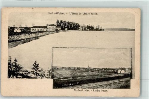 Lindre-Basse 1914 l´etang de Lindre basse