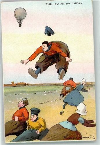 1899 The Flying Dutchmann Tracht Humor sign. G. Fuller Edmond