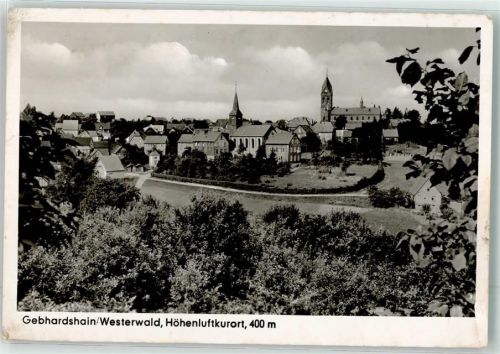 Gebhardshain mit Kirche St.Maria Magdalena und Ev. Kirche