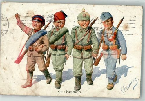 1916 Dreibund Türkei Österreich sign. Feiertag, Karl