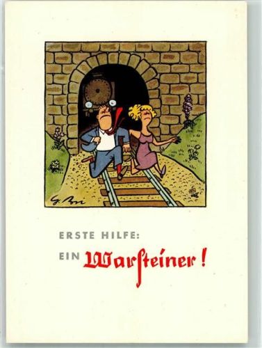 Erste Hilfe ein Warsteiner Eisenbahn