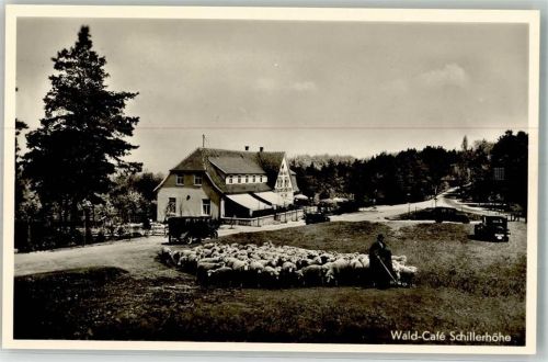 Gerlingen Cafe Gasthaus Schillerhöhe Schafherde Hirte