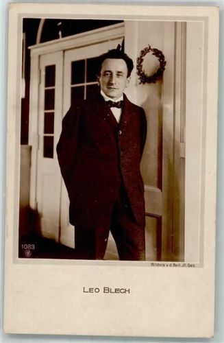 Leo Blech Dirigent Foto AK