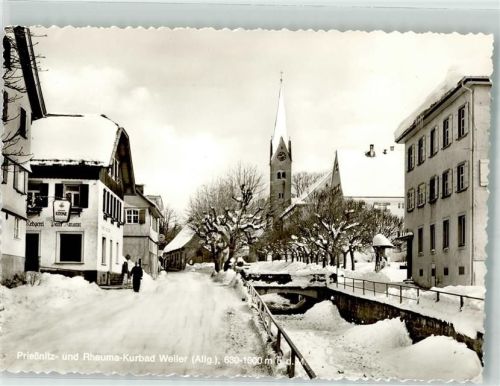 Weiler Gasthaus Krone Kirche Winter