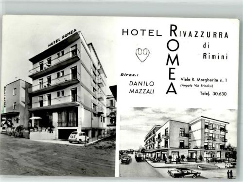 Rimini 1985 Hotel Rivazzurra Auto