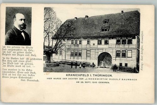 Kranichfeld Geburtshaus von Rudi Baumbach