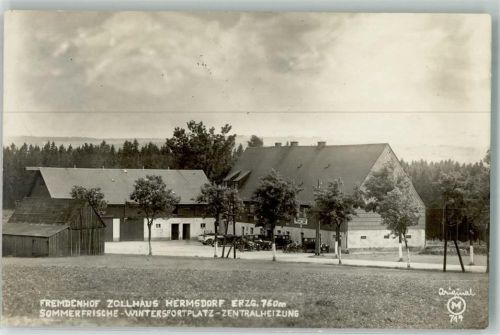 Hermsdorf Fremdenhof Zollhaus Hüttenstempel