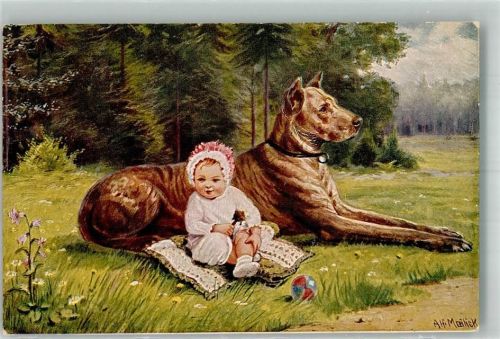 In treuer Hut Dogge Baby S.V.D. No. 310