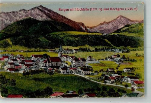 Bergen Hochfelln Hochgern Zeichnung Guido Beck