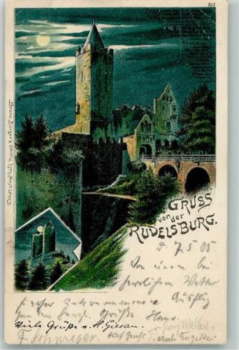 Bad Kösen 1905 Rudelsburg Verlag Bruno Bürger u. Ottillie Nr. 863