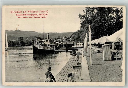 Pörtschach Dampfschifflandungsplatz Wörthersee Park-Hotel