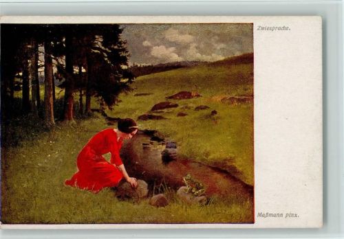 Zwiesprache sign Maßmann Nr. 1810 AK BKW