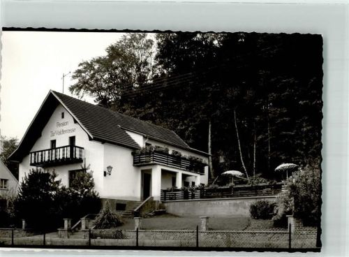 Waldhölzbach Pension zur Waldterrasse Ort handschriftlich