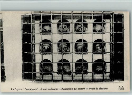La Crypte Columbaria ca 1915 AK