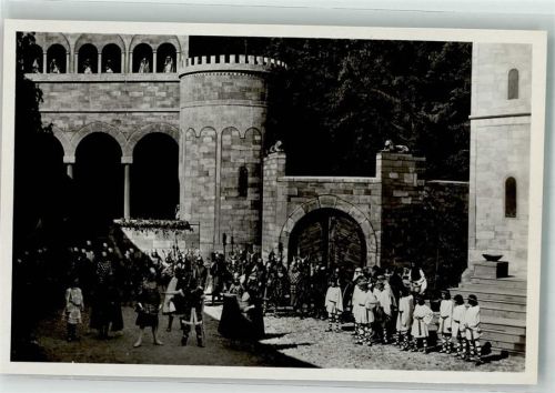 Reutlingen 1929 Die Nibelungen Szene Naturtheater