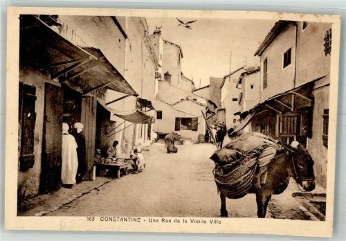 Constantine Esel Geschäft Marktszene Tracht
