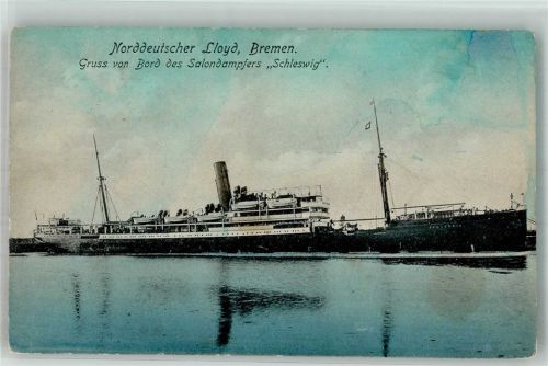 1909 Dampfer Schleswig