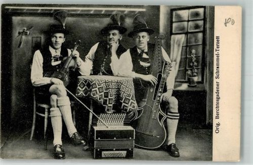 Berchtesgaden Schremmel Terzett Geige Akkordeon Kontragitarre
