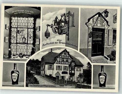 Streitberg Zunftzeichen Branntweinbrennerei Gasthaus Alte Kurhausbrennerei