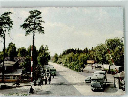 Helmstedt Zonengrenze Omnibus LKW Verlag Hans Andres Fotograf Hans Hartz Bahnpost Hannover
