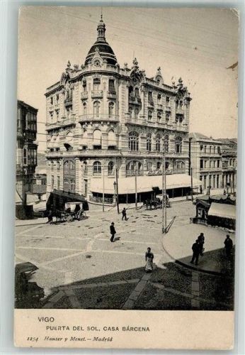 Vigo 1909 Puerto del Sol Casa Barcena