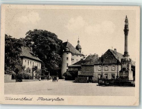 97353 W8714 Wiesentheid - Marienplatz Säule