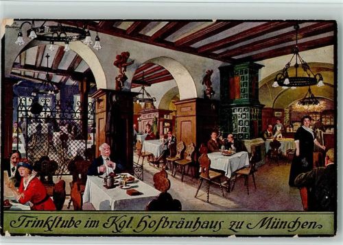 München Kgl. Hofbräuhaus Innenaufnahme