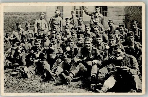 1936 WK II Feldgeschirr Gruppenfoto