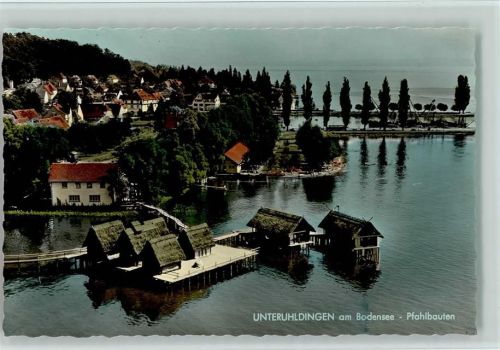 Unteruhldingen Luftaufnahme Pfahlbauten