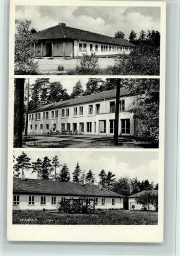 32339 W4992 Espelkamp - Steilhofgelände Mädelwerkheim Haus Sonnenschein Altersheim 3-Bildaufnahme