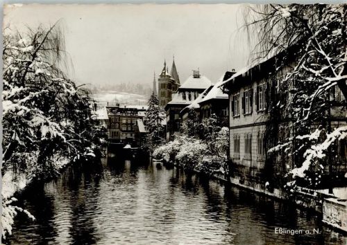 Esslingen Teilansicht Winteraufnahme