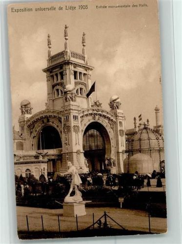 Nels Verlag Nr. 240 D. - offiz. AK 1905 , entree monumentale des Halls