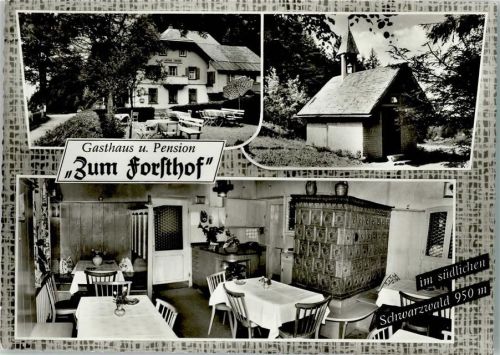 Häg-Ehrsberg Gasthaus Pension Zum Fosthof Innenaufnahme Gastraum Kachelofen Kapelle 3-Bildaufnahme